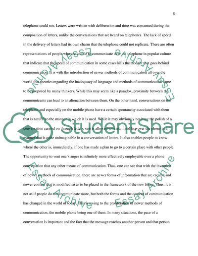 New Methods of Human Communication and Their Importance