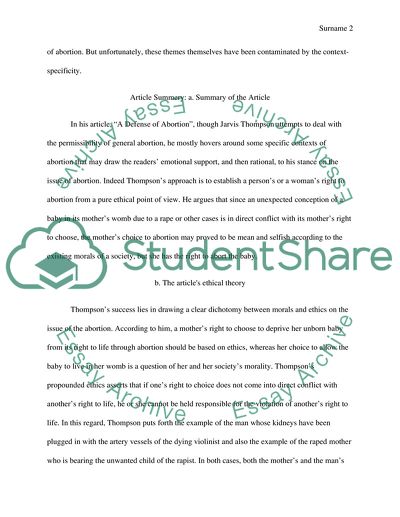 Against abortion essay conclusion image