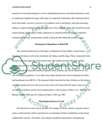 Mechanism of Regulation and the Importance of Blood PH