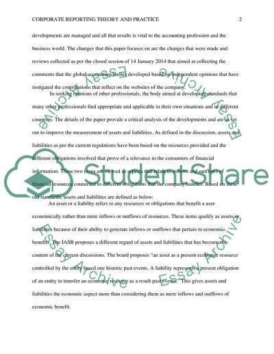 Corporate Reporting Theory and Practice