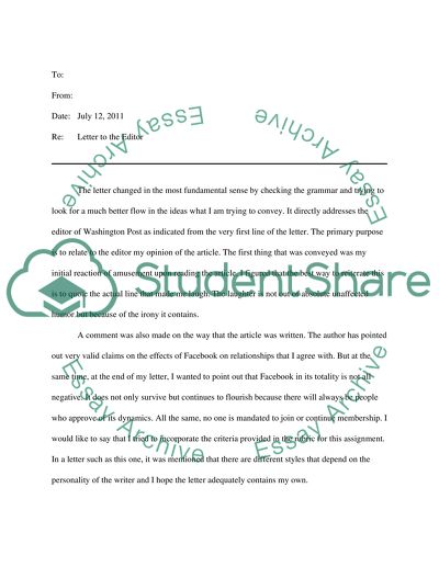 Facebook as a Social Networking Site