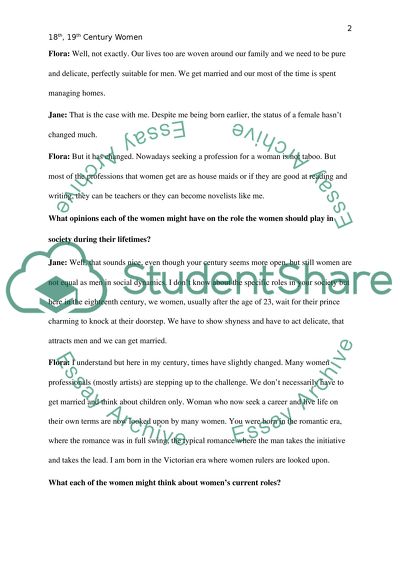 Dialogue between Two Women