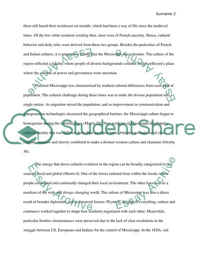 Cultural Transformation in Mississippi