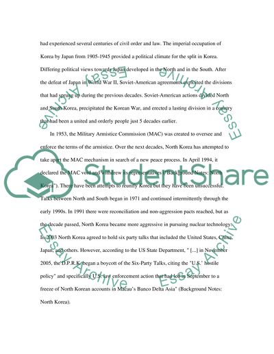 North Korea: No Clear Motive and No Clear Solution