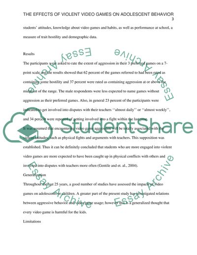 The effects of violent video games on adolescent behavior