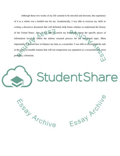 Big 4 Writing Sample