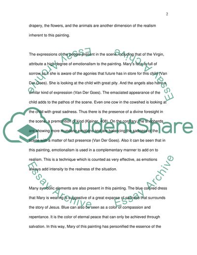 The Adoration of The Shepherds by Hugo Van Der Goes