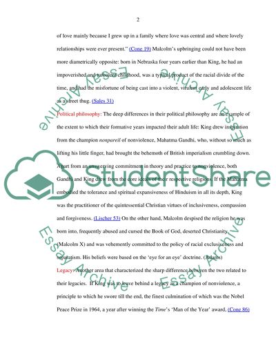 Martin Luther King and Malcolm X