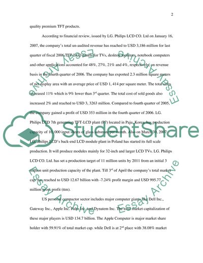 US diversified electronics and personal computer industrial sectors