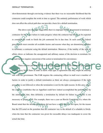 Default Determination