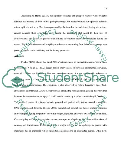 Account of Epilepsy Condition and Design a Booklet for Managing the Condition