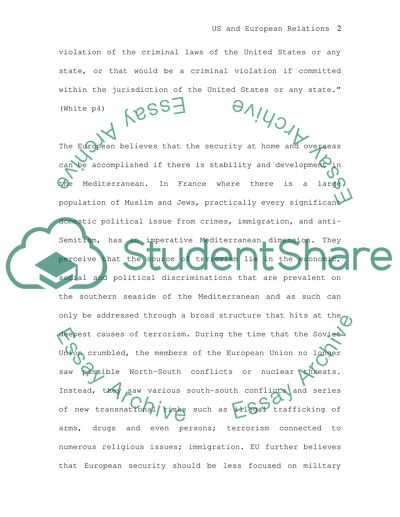 The US and European approaches to fighting terrorism