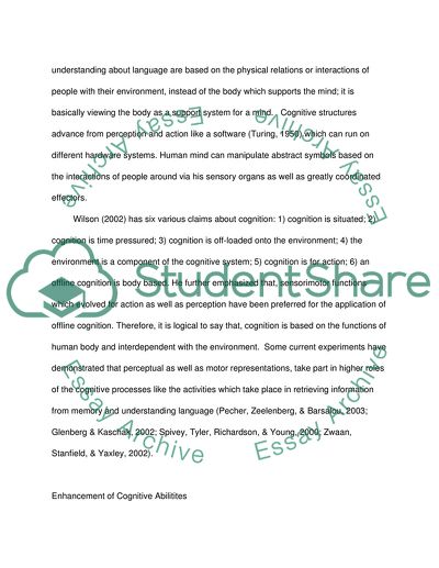 Cognition and Its Broad Functions