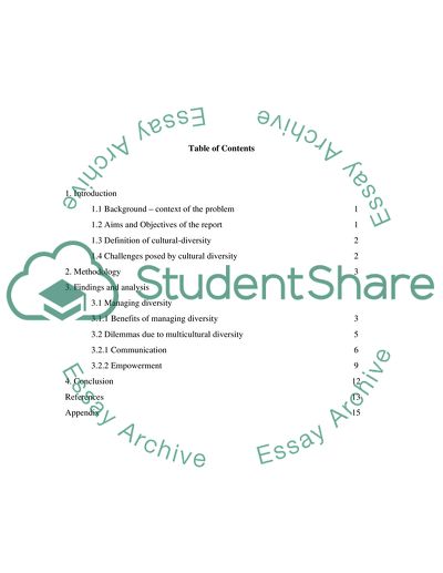 The Concept of Multi-Cultural Diversity With Relevance to the Hospitality Industry