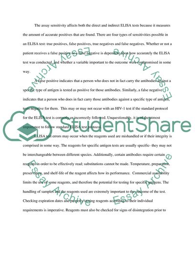 ELISA Approach Analysis