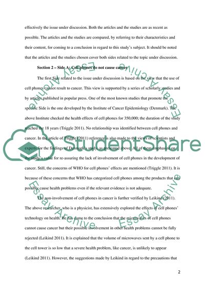 Do Cell Phones Cause Cancer