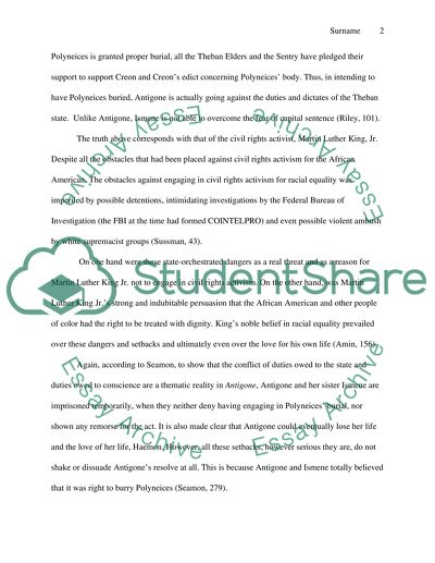 The conflict of duties owed to the state and duties owed to conscience