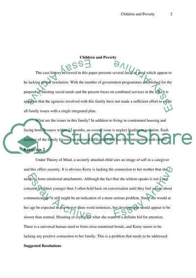 Children and Poverty