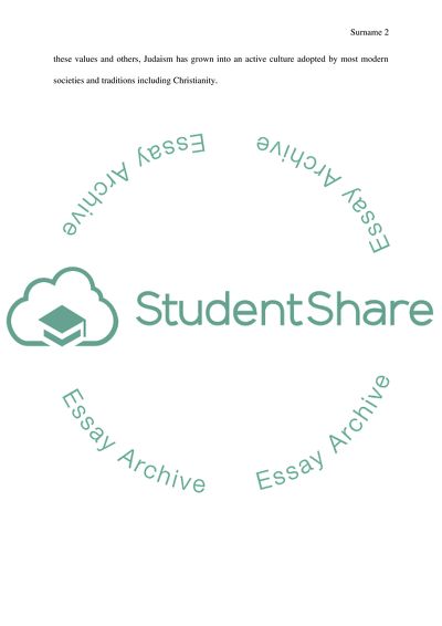 Impact of Judaism on Western Civilization