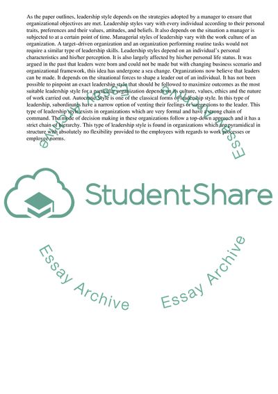 Managers versus Those of Subordinates