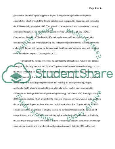 SWOT and Strategic Analysis of Toyota