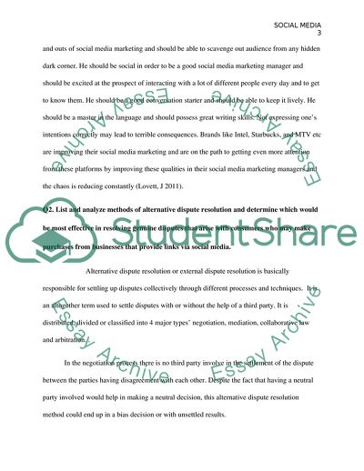 Social Media Marketing