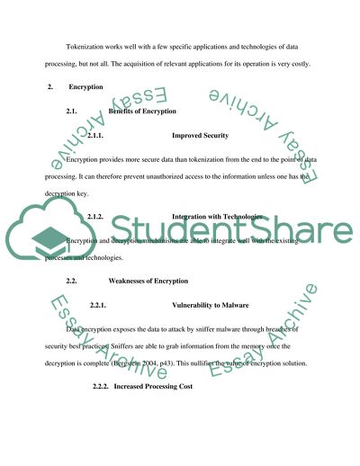 Tokenization vs Encryption