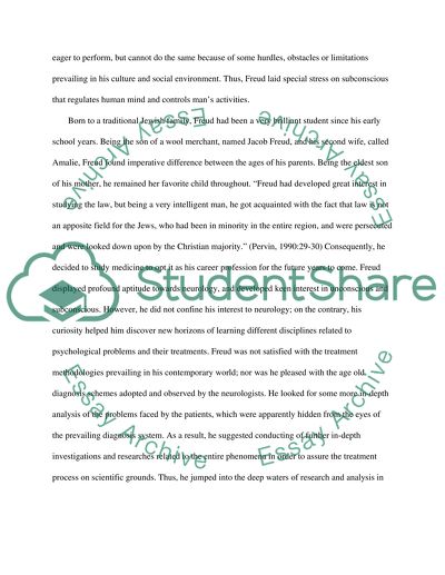 Theoretical Paper about Freud