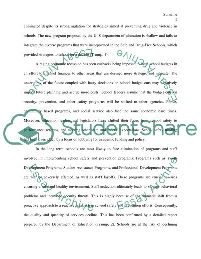 Keeping Schools Safe During Tight Budget Times