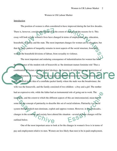 Women in the UK Labour Market