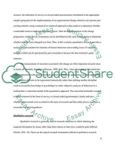 Comparing Qualitative and Quantitative Research