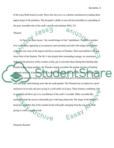 Critical Analysis of Avatar