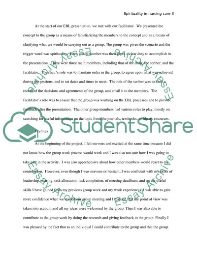 Spirituality in Nursing Care