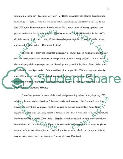 The Benefits of Live Performances over Recordings