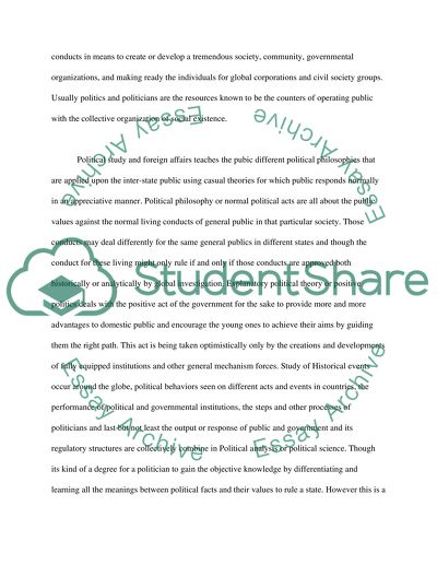 Politics. Who Has The Right To Rule