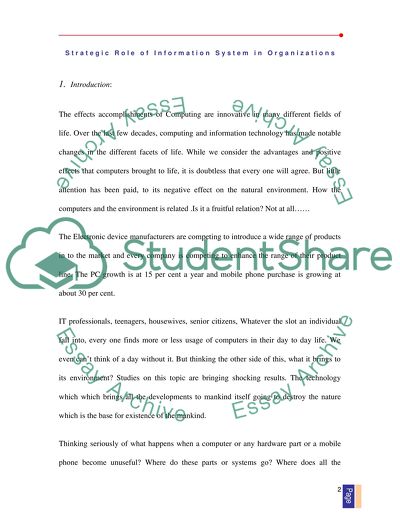Information Technology and Computing