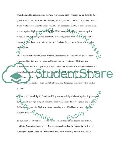 The Discourse of the Conflict between the East and the West
