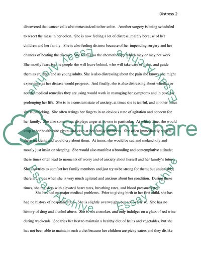 The Delivery of Health Services and Symptoms of Distress