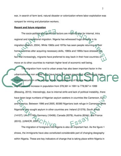Migration: Population Trends and Policies