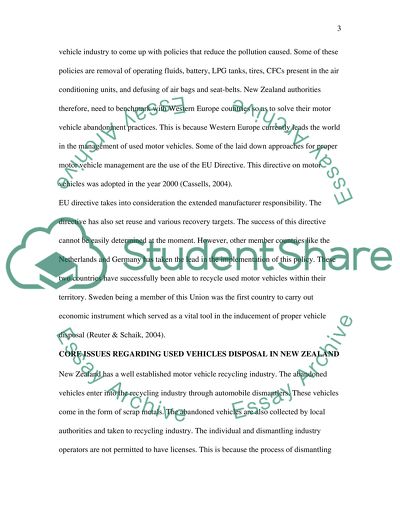 Problem of Abandoned Vehicles in New Zealand