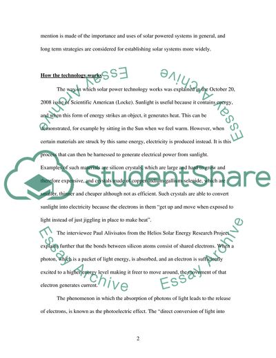 Importance of Solar Energy