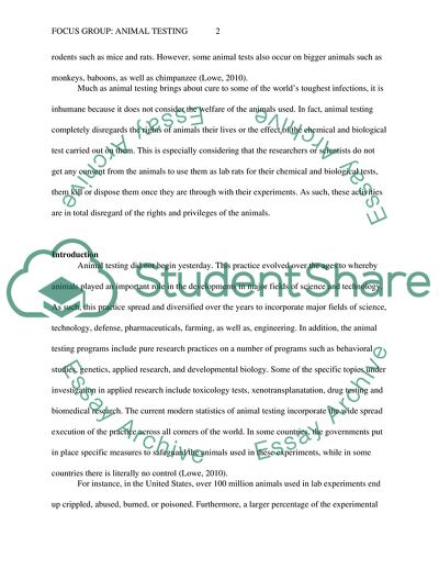 The Ethical Question of Animal Testing