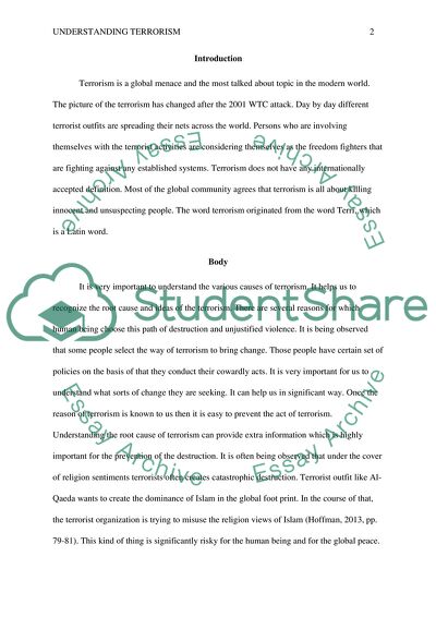 The Importance of Understanding the Causes of Terrorism