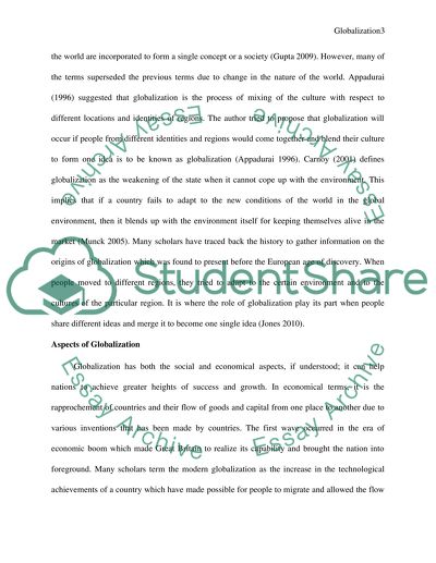 The Process of Globalization