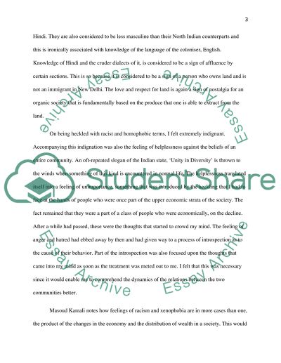 Discrimination based on Race