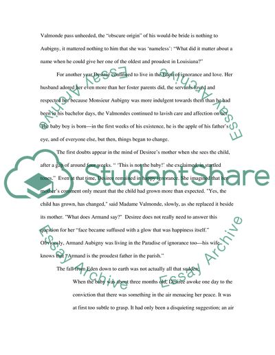 On Being Brought from Africa to America by Kate Chopin