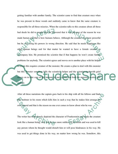 Frankenstein by Mary Shelley