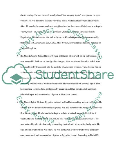 American Civil Liberties Union: National Security and Human Rights