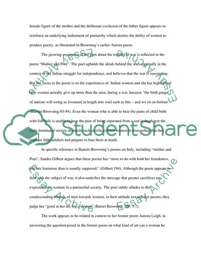 Mother and Poet - Historical Figure of Laura Savio