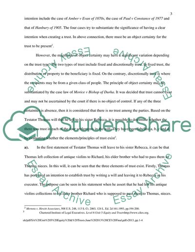 Equity and Trusts on the Three Certainties
